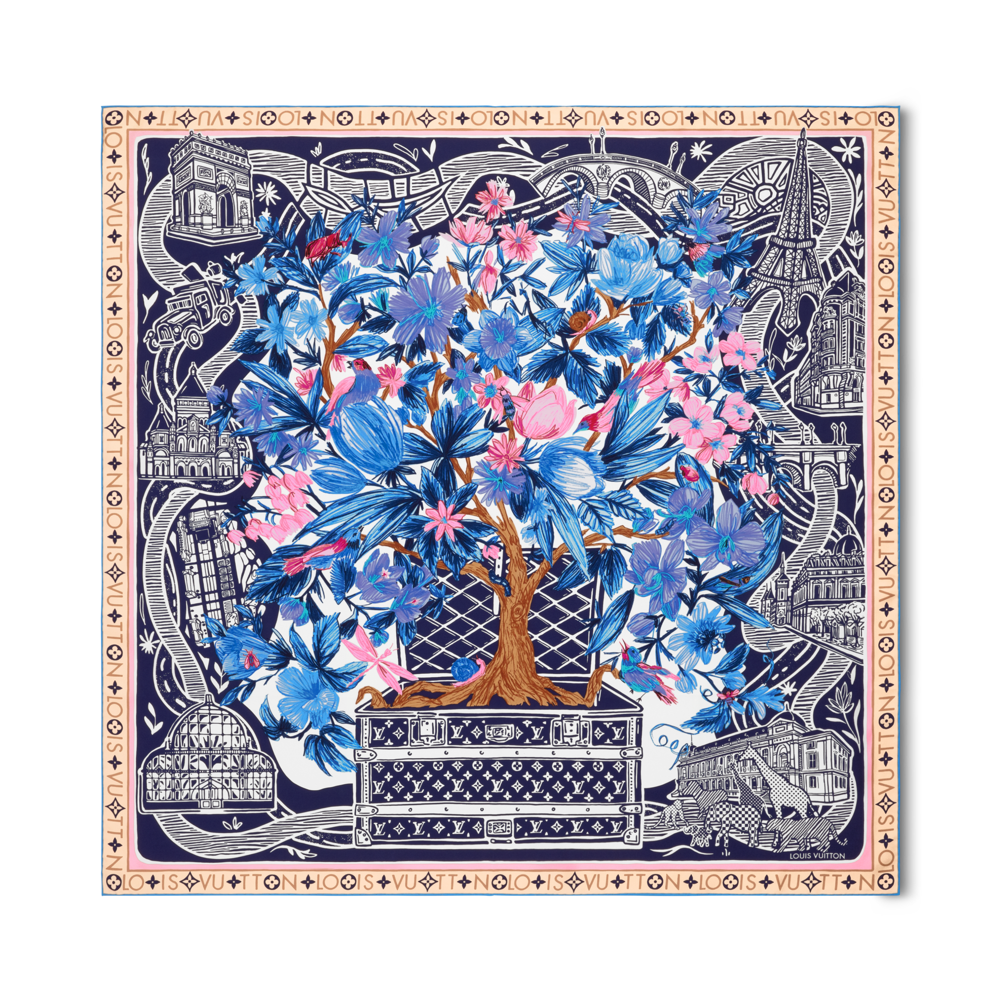 Jardin Des Plantes Square 90 S00 - Women - Accessories | LOUIS